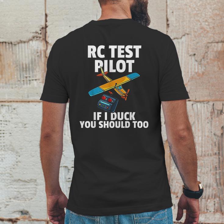 Rc Test Pilot Gift For Rc Plane Model Airplane Lover Mens Back Print T-shirt Funny Gifts