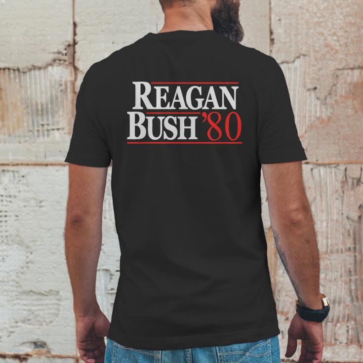 Reagan Bush 1980 Election Shirt Mens Back Print T-shirt Funny Gifts