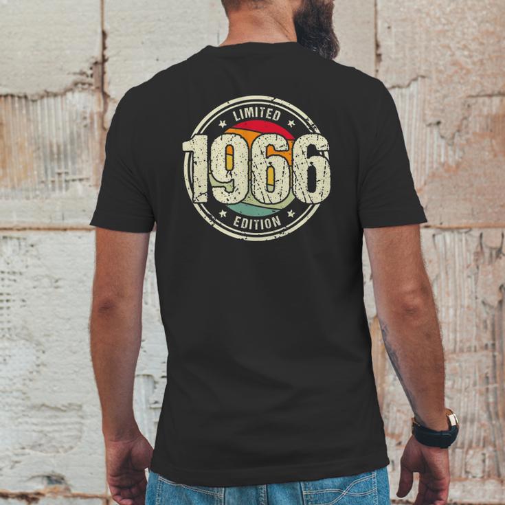 Retro 56 Years Old Vintage 1966 Limited Edition 56Th Birthday Mens Back Print T-shirt Funny Gifts