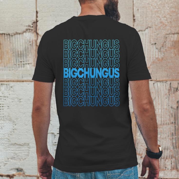 Retro Big Chungus Mens Back Print T-shirt Funny Gifts