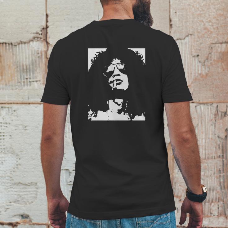 Retro Graphic Slash Portrait Artwork Mens Back Print T-shirt Funny Gifts