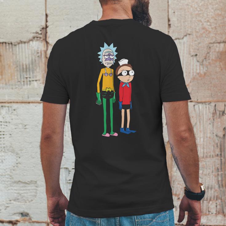 Rick And Morty Rick And Morty Rick Morty Mens Back Print T-shirt Funny Gifts