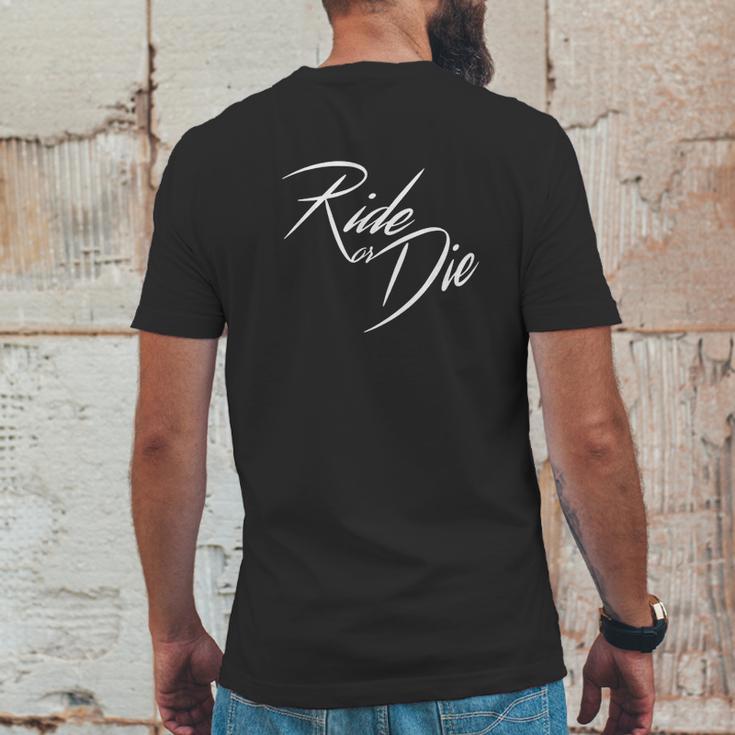 Ride Or Die Motor Cycle Bike Lover Gift Men Woman Kids Biker Mens Back Print T-shirt Funny Gifts