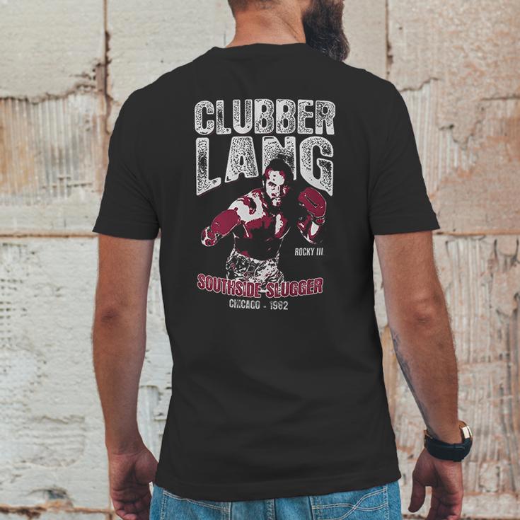 Rocky Officially Licensed Clubber Lang Baseball Mens Back Print T-shirt Funny Gifts