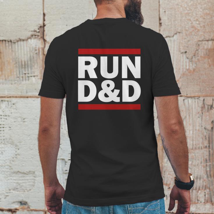 Run Dungeons And Dragons Mens Back Print T-shirt Funny Gifts