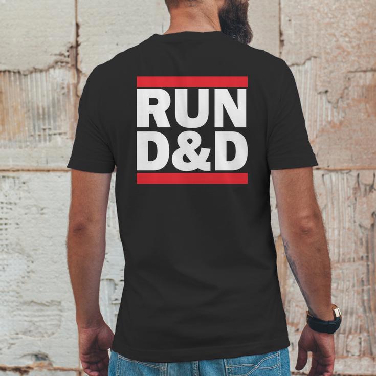 Run Dungeons And Dragons Shirt Mens Back Print T-shirt Funny Gifts