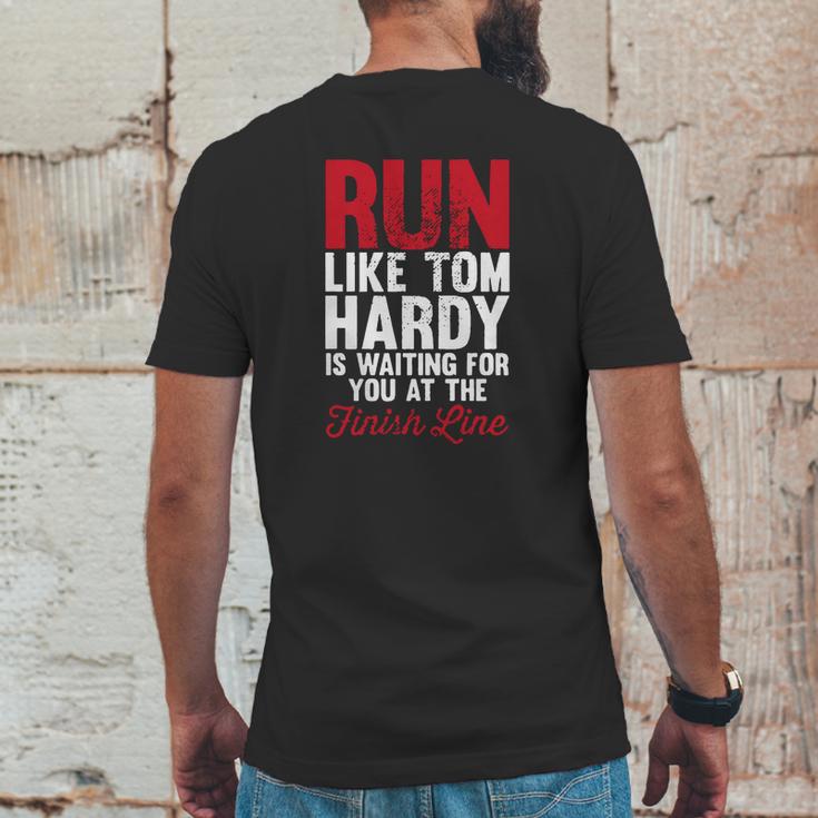 Running For Tom Hardy T-Shirt Mens Back Print T-shirt Funny Gifts