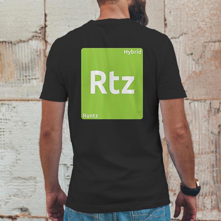 Runtz Hybrid Cannabis Strain Periodic Table Mens Back Print T-shirt Funny Gifts