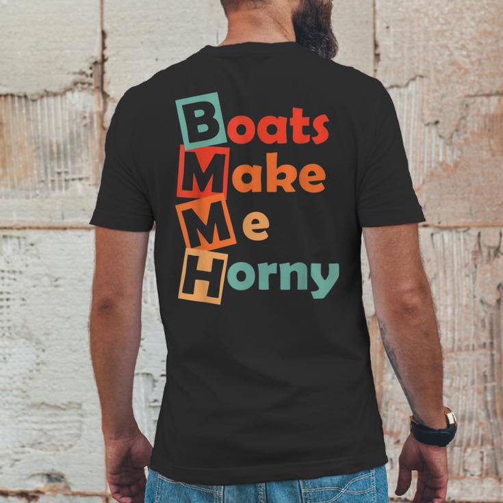 Sadiecrowell Boats Make Me Horny Vintage Mens Back Print T-shirt Funny Gifts