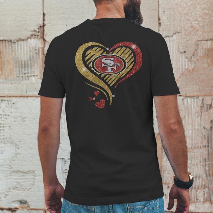 San Francisco 49Er Heart Diamond Shirt Mens Back Print T-shirt Funny Gifts