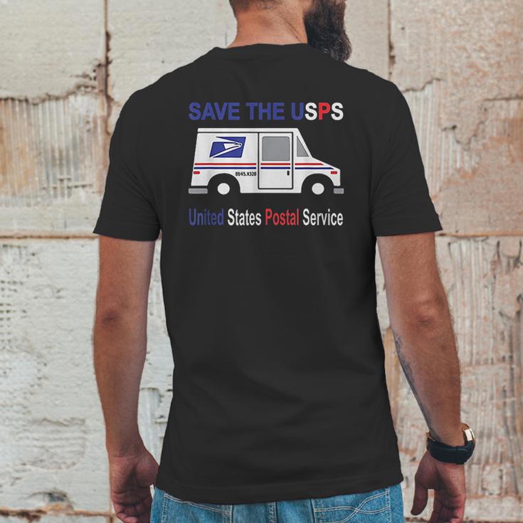 Save The Usps Mens Back Print T-shirt Funny Gifts