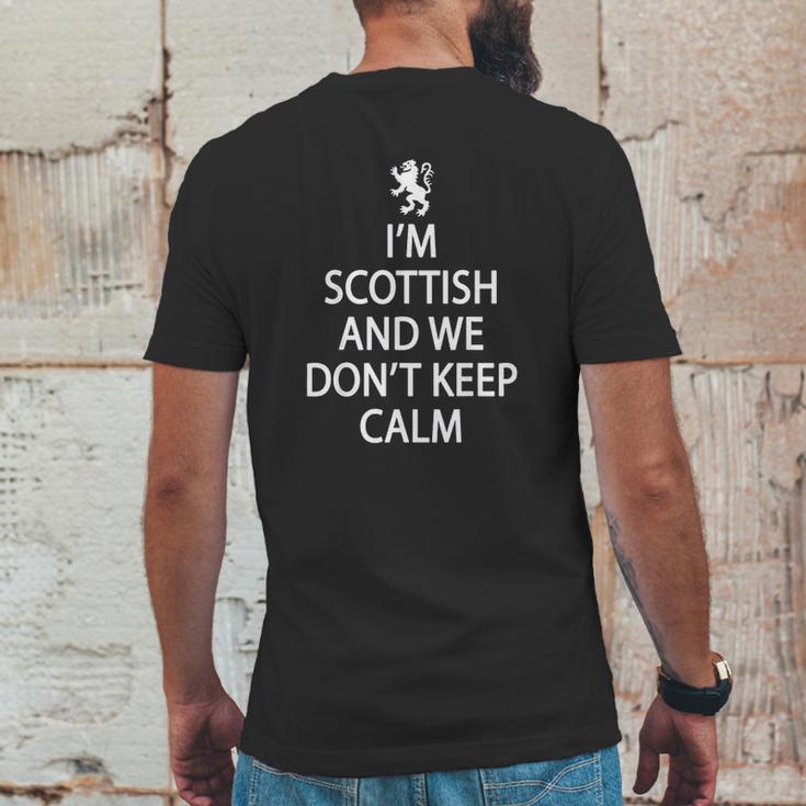 Scottish History Scottish Flag Rampant Lion Mens Back Print T-shirt Funny Gifts