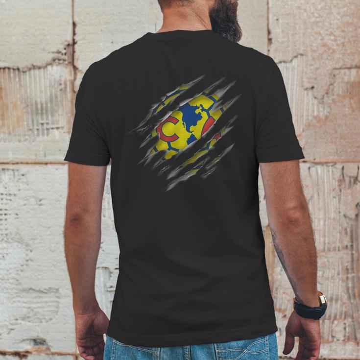 Scratch-Shirt-Bi-Heo - 3D Club America Mens Back Print T-shirt Funny Gifts