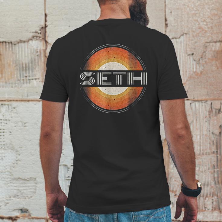 Seth Retro Vintage Sunlight Mens Back Print T-shirt Funny Gifts