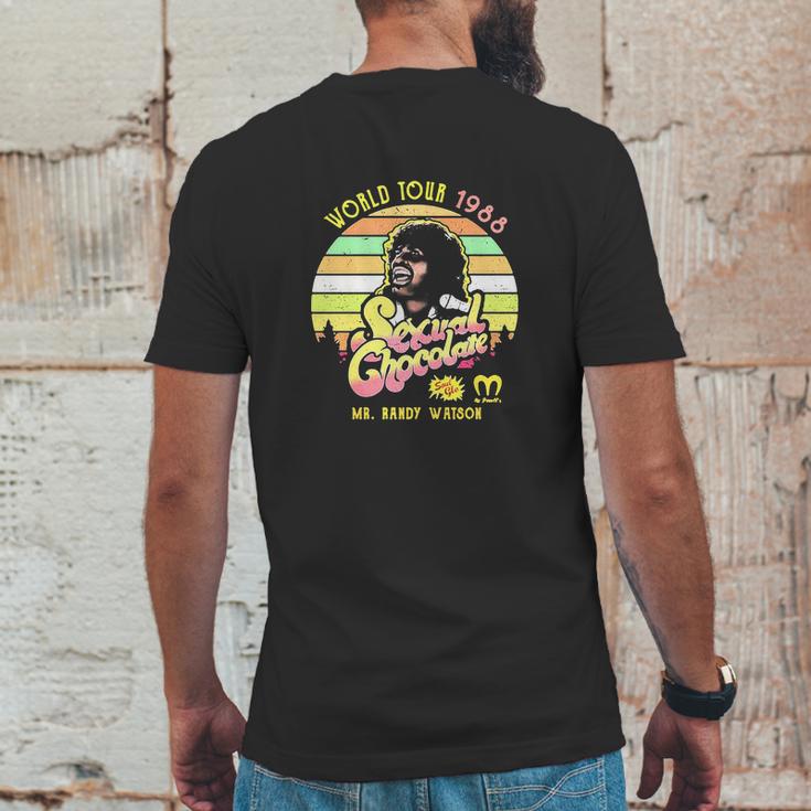 Sexual Chocolate Mr Randy Watson Mens Back Print T-shirt Funny Gifts