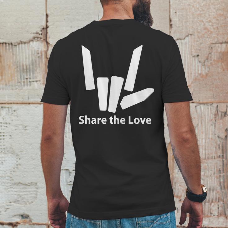 Share The Love - Stephen Sharer Mens Back Print T-shirt Funny Gifts