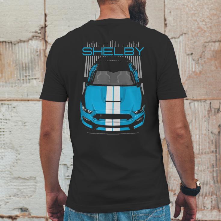 Shelby Gt350 Grabber Blue Mens Back Print T-shirt Funny Gifts