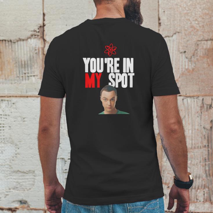 Sheldon Cooper You’Re In My Spot Shirt Mens Back Print T-shirt Funny Gifts