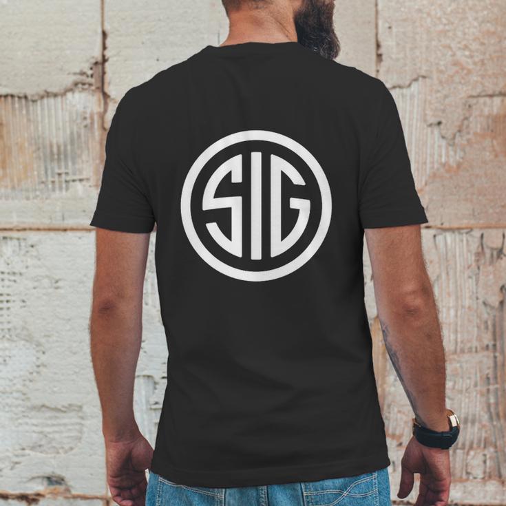 Sig Sauer Cotton Graphic Match With Your Hat Mens Back Print T-shirt Funny Gifts