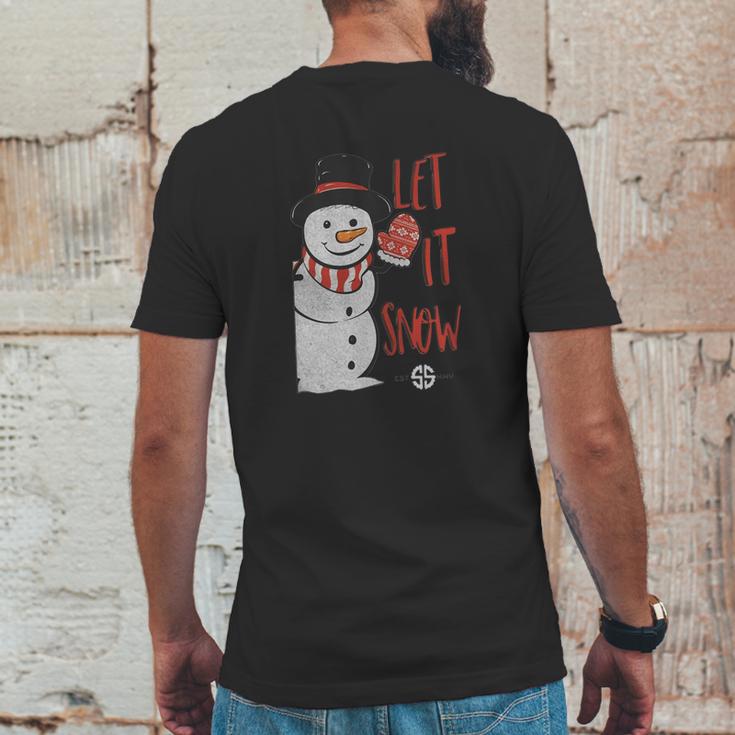 Simply Southern Let It Snow Mens Back Print T-shirt Funny Gifts