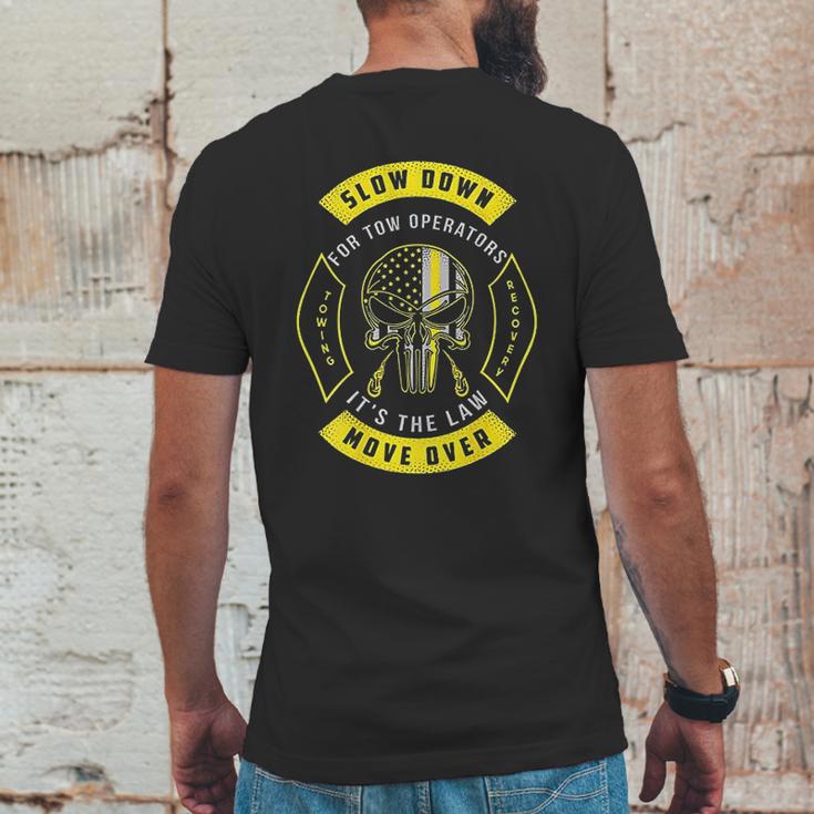 Slow Down It Is The Law Move Over Mens Back Print T-shirt Funny Gifts