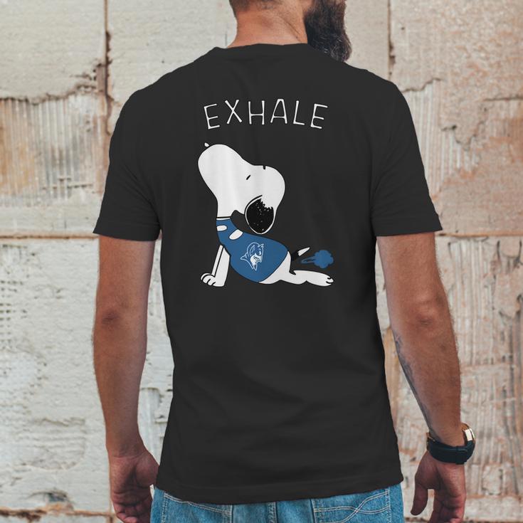 Snoopy Exhale Duke Mens Back Print T-shirt Funny Gifts