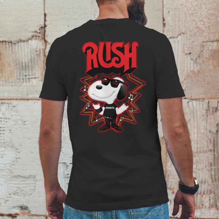 Snoopy Rush Mens Back Print T-shirt Funny Gifts