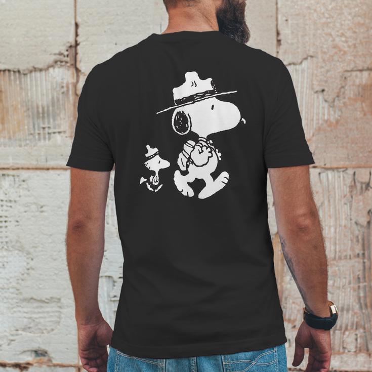 Snoopy Woodstock Peanut Mens Back Print T-shirt Funny Gifts