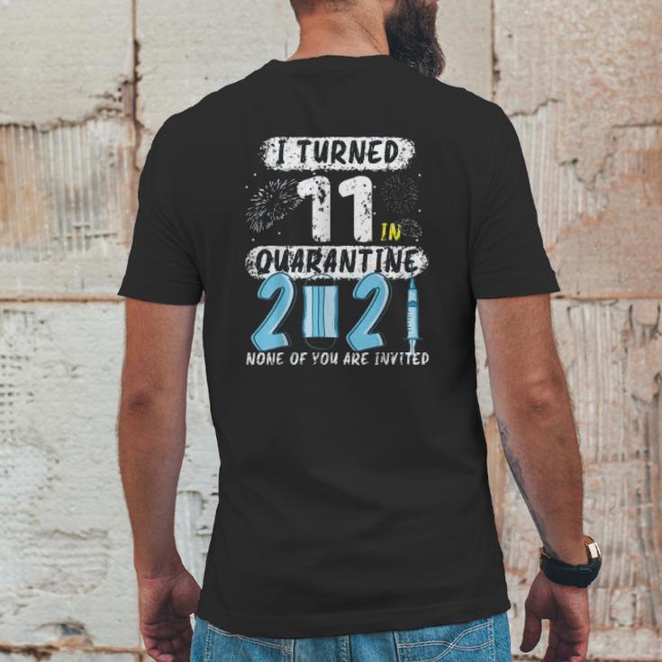 Social Distancing I Turned 11 In 2021 None Of You Are Invited Mens Back Print T-shirt Funny Gifts