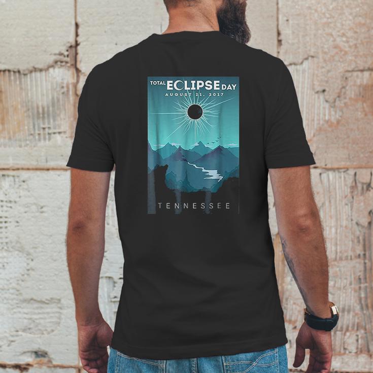 Solar Eclipse Tennessee August 21 2017 Mens Back Print T-shirt Funny Gifts