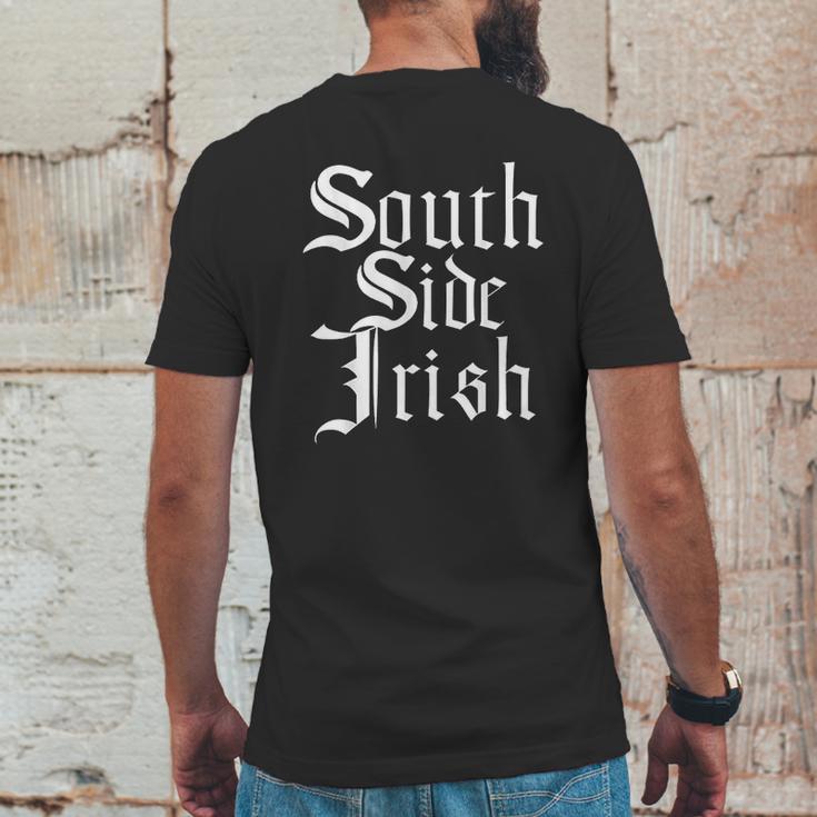 South Side Irish Big Bold Custom Chirish Chicago Mens Back Print T-shirt Funny Gifts