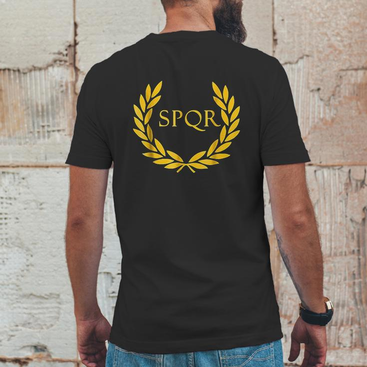 Spqr Camp Jupiter Roman Senatus Populus Que Romanus Mens Back Print T-shirt Funny Gifts