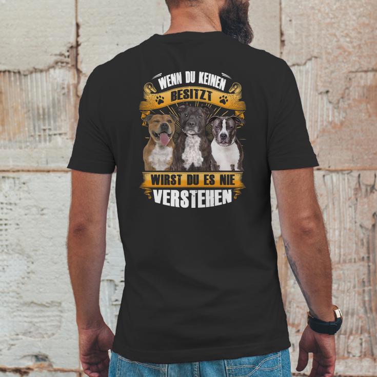 Staffordshire Bull Terrier Wenn Du Keinen Besitzt Mens Back Print T-shirt Funny Gifts