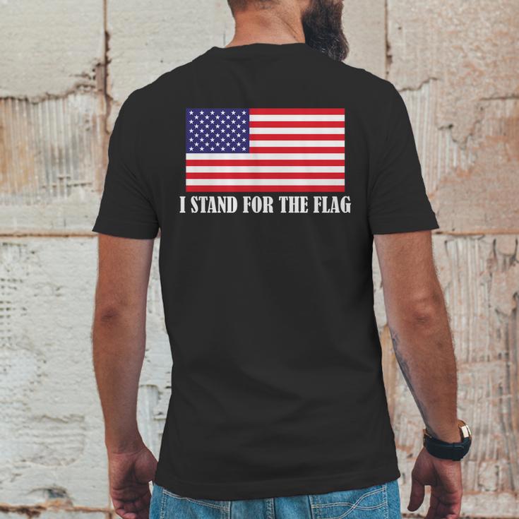 I Stand For The Flag Usa National Anthem Mens Back Print T-shirt Funny Gifts