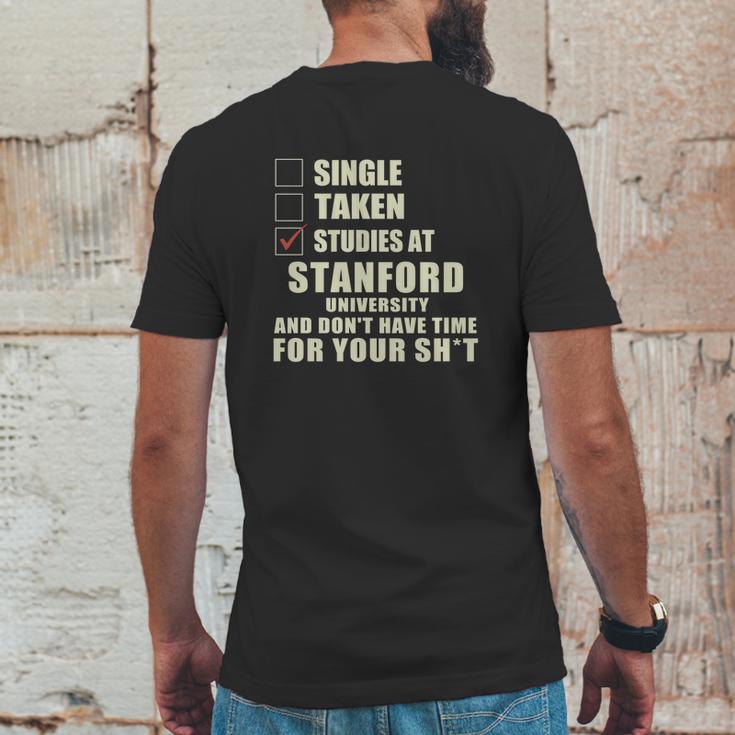 Stanford University Mens Back Print T-shirt Funny Gifts