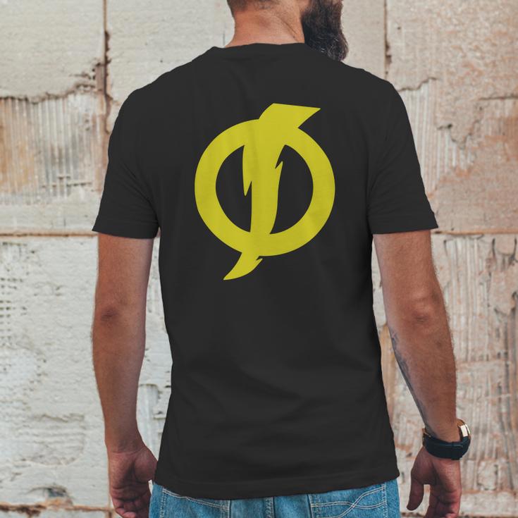 Static Shock Symbol Mens Back Print T-shirt Funny Gifts