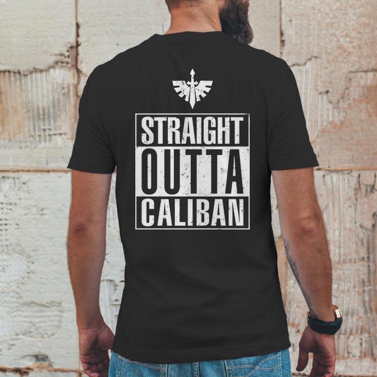 Straight Outta CalibanShirt Long Sleeve Hoodie Sweatshirt Mens Back Print T-shirt Funny Gifts