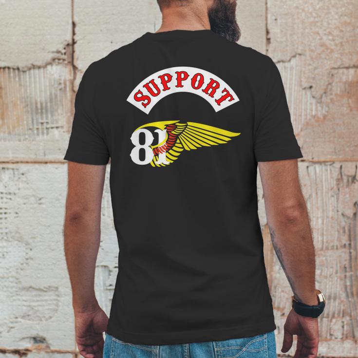 Support 81 Forever Mens Back Print T-shirt Funny Gifts