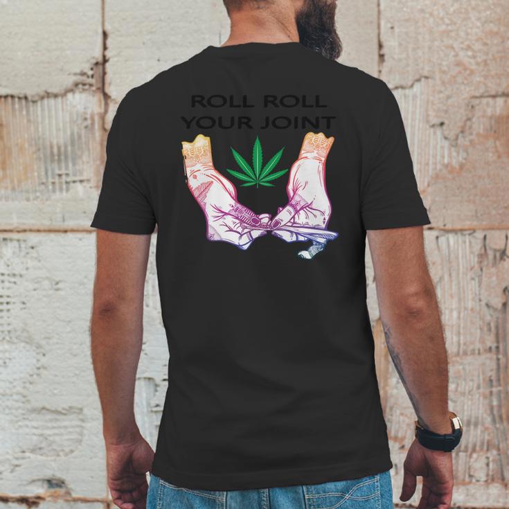 T-Shirt Roll Roll Your Joint Mens Back Print T-shirt Funny Gifts