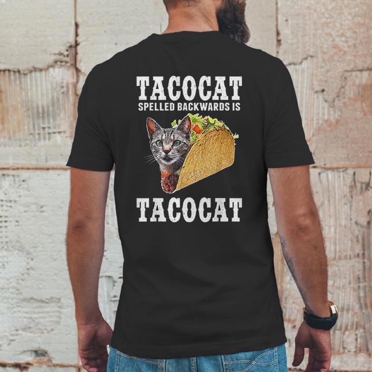 Tacocat Spelled Backwards Is Tacocat Funny Cat Gift Mens Back Print T-shirt Funny Gifts