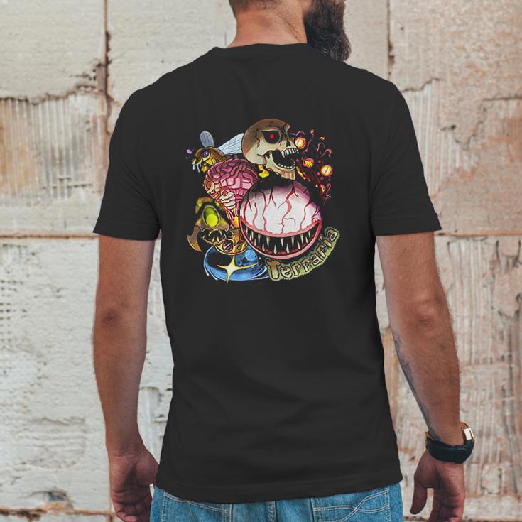 Terraria Boss Rush Mens Back Print T-shirt Funny Gifts