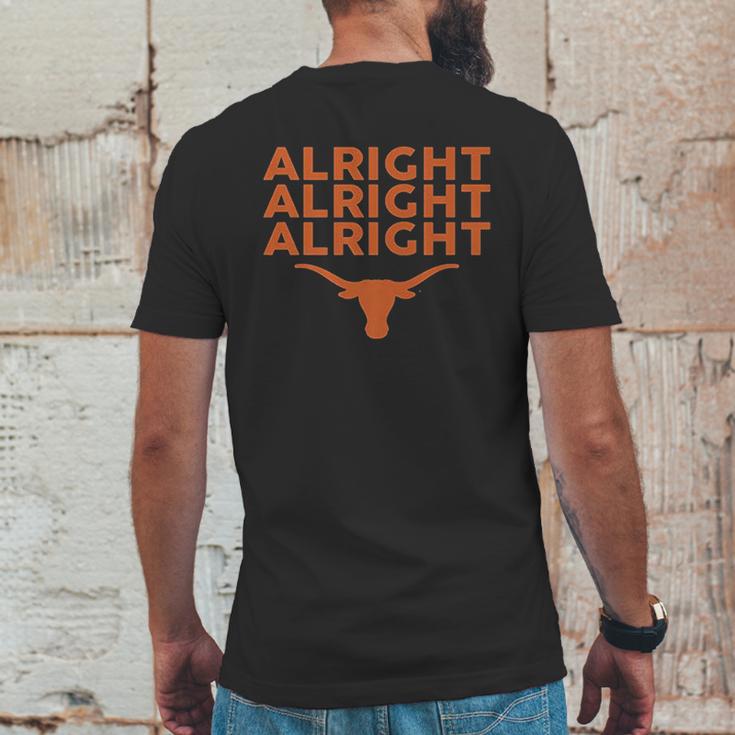 Texas Longhorns Alright Alright Alright Apparel Mens Back Print T-shirt Funny Gifts