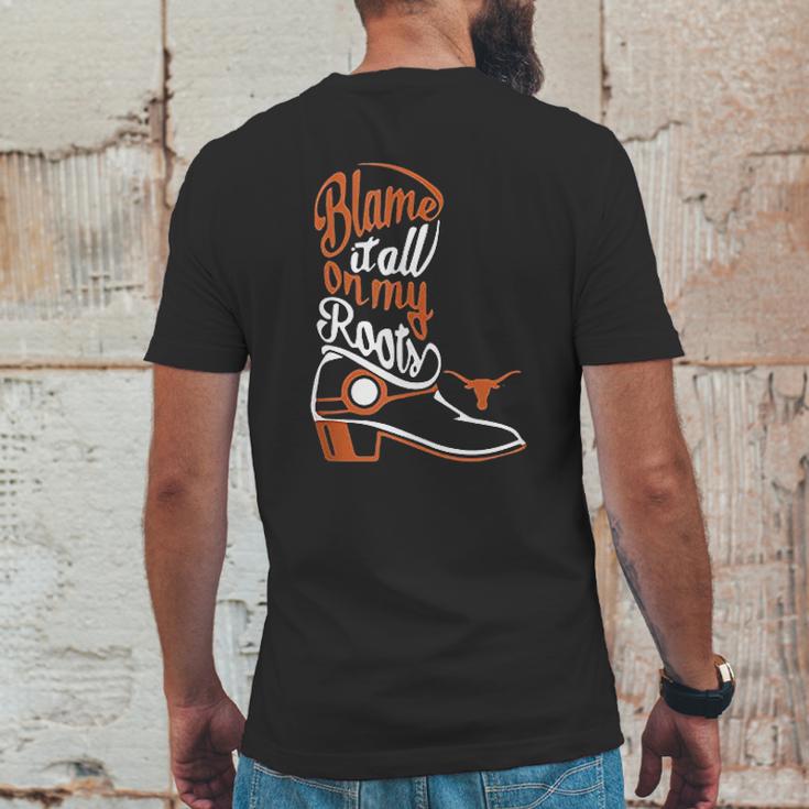 Texas Longhorns Living Roots Graphic Mens Back Print T-shirt Funny Gifts