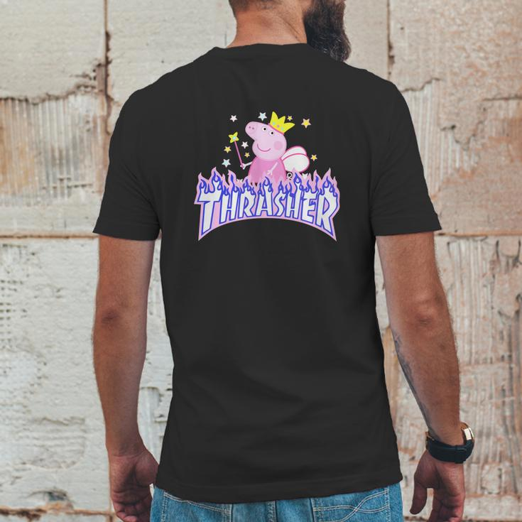 Thrasher Peppa Pig Thrasher Mens Back Print T-shirt Funny Gifts