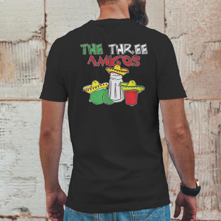 He Three Amigos Cinco De Mayo Drinker Mens Back Print T-shirt Funny Gifts