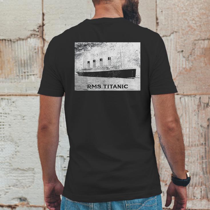 Titanic April 1912 Ship Voyage Atlantic Ocean Mens Back Print T-shirt Funny Gifts