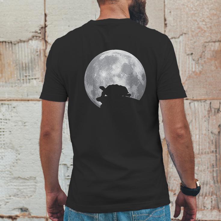 Tortoise Lover Under Moonlight Mens Back Print T-shirt Funny Gifts