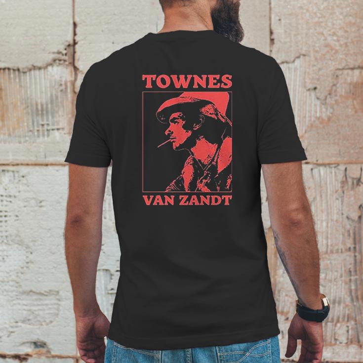 Townes Van Zandt Mens Back Print T-shirt Funny Gifts