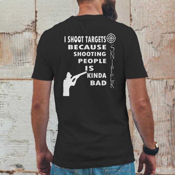 Trap Shooting Shirt Funny Skeet Shooting Shirt Mens Back Print T-shirt Funny Gifts