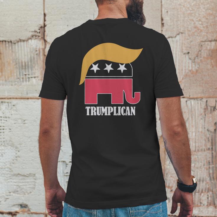 Trumplican Mens Back Print T-shirt Funny Gifts